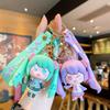 Hatsune Miku Anime Figur Puppe Autoschlüsselanhänger - Niedliches Mädchen Schlüsselanhänger Anhänger Paar Passende Tasche Schlüsselanhänger Geburtstagsgeschenk