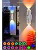 Smart Seven-Color USB Rechargeable Motion Sensor Night Light with Dual Cat Eye Design
