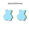 Shaped Sticky Notes Set 200sheets Fun Design Sticky Notes Reusable Self-Adhesive Note Paper Classroom Decoration Stickers TMZ