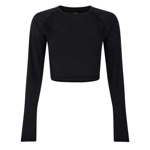 Umbro Dames Bodycon Raglan Lange Mouwen Training Crop Top