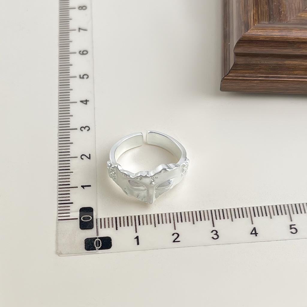 

Women s Vintage Geometric Open Crystal Ring Unique Design High-End Index Finger Chic Everyday Wear