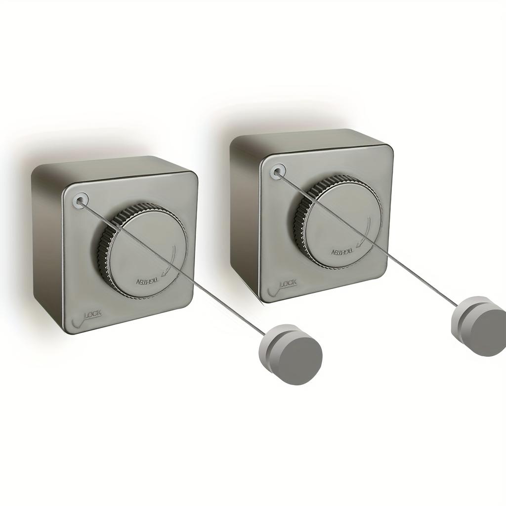 Retractable Clotheslines Collection Laundry Extendable Line Wall Clothesline Clothes Hanger Retractable Indoor Horse Drying Rack