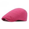 Unisex Japanese Retro Flat Cap Summer Thin Breathable Beret Hat Men Women British Style Simple Solid Color Newsboy Hat Casual Painter Duckbill Cap