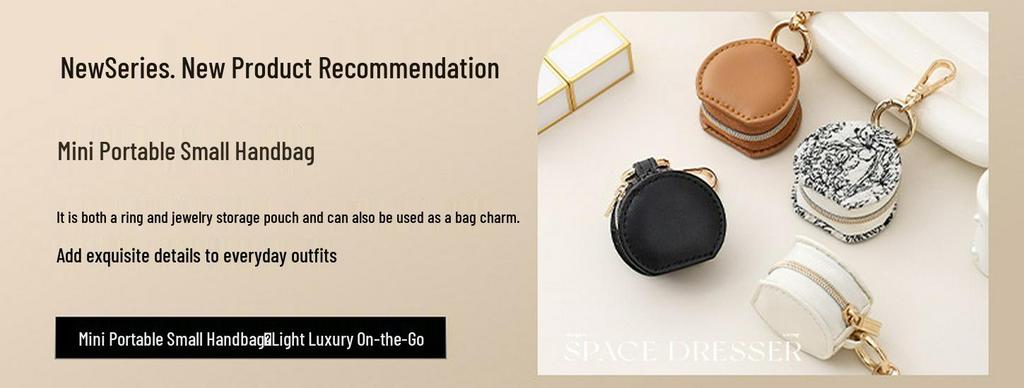 Portable Mini Jewelry Travel Box for Earrings, Rings, and Pendants