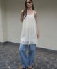 Sigreat Sheer Bustier Dress_Ivory