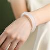 White Moonlight Jade Marrow Bracelet, Agate Bracelet, Jade Bracelet, Children's Style, Ice Seed, Lychee Jelly, Temperament Crystal