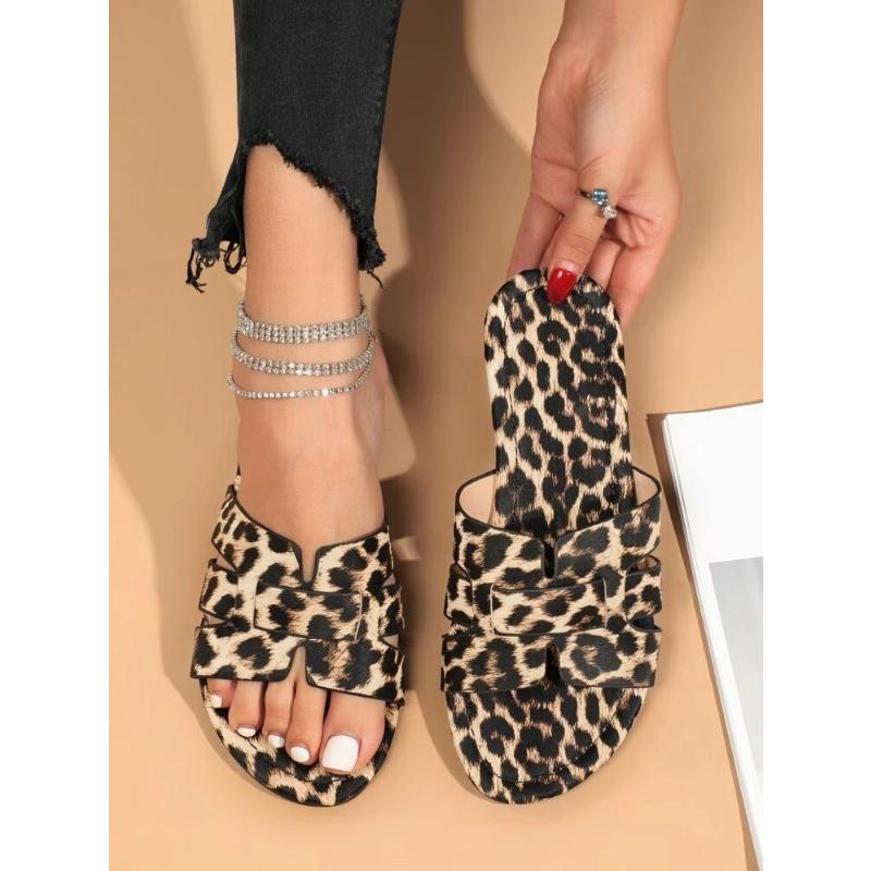 Große flache Sandalen für den Sommer, verschleißfeste Hausschuhe, bonbonfarbene Hausschuhe