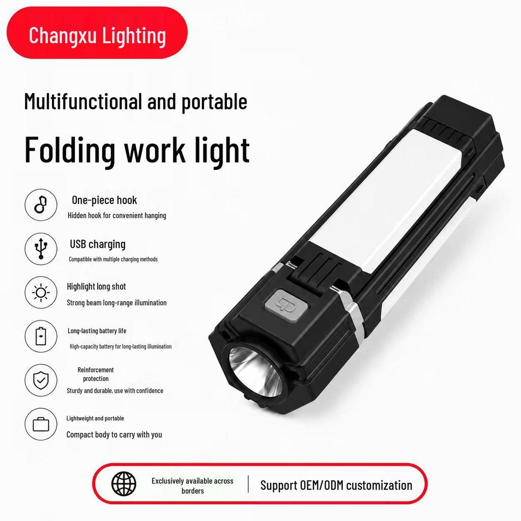 Multifunctional Rotatable LED Camping Lantern & Flashlight