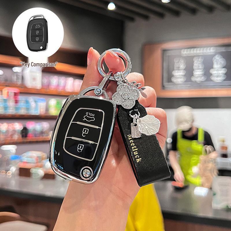 Hyundai Schlüsselhülle für ix35, Langdong, Lingdong, Mingtu, Elantra, ix25, Reina, Santa Fe, Fiesta