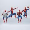 Popular New 4 Spider Man Casual Edition Peripheral Figurines Home Desktop Car Ornaments Cake Decoration Models Gifts
