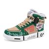 Autumn and Winter New Youth National Style Couple Non-slip Board Shoes Wear-resistant High-top Heightening Sports and Leisure Men's Shoes