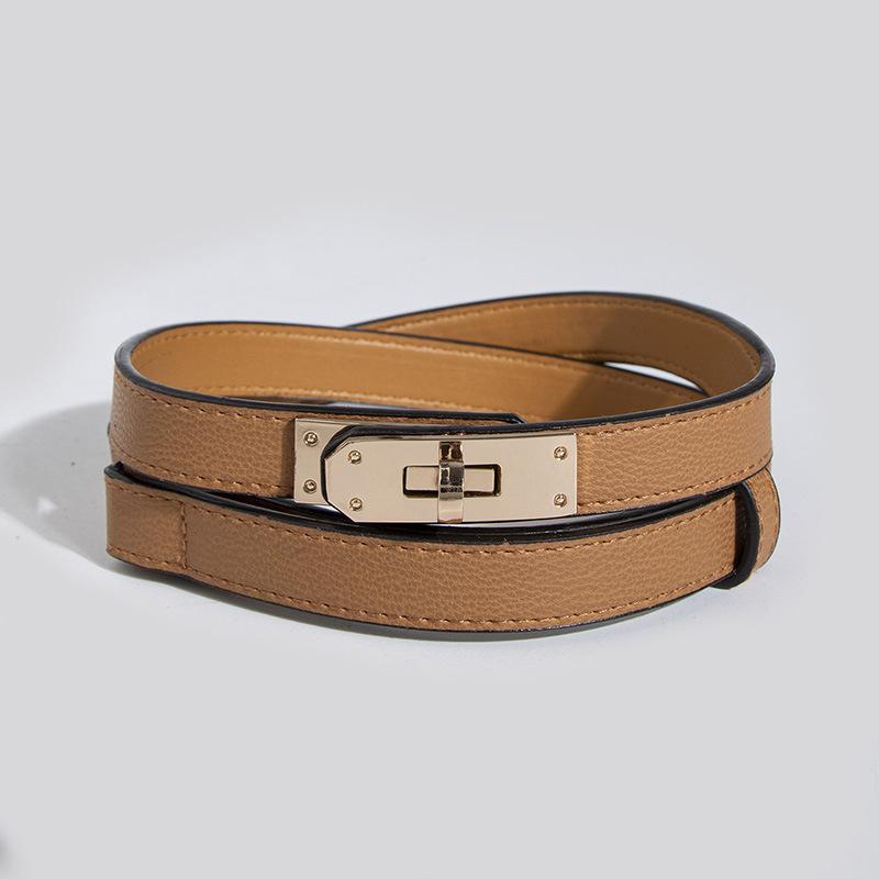 Women's Elegant Small Fragrance Style Versatile Atmospheric and Elegant Women's Belt Classic Fashion Commuting Women's Belt