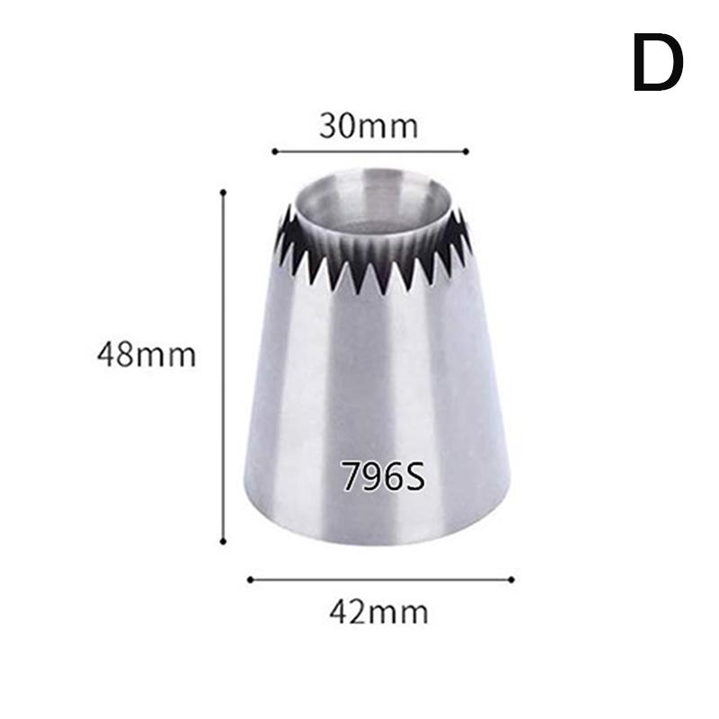 

1/4 шт., насадки для кондитерских изделий из нержавеющей стали, форма для выпечки крема, печенья, бисквита, кухонный инструмент для декора торта