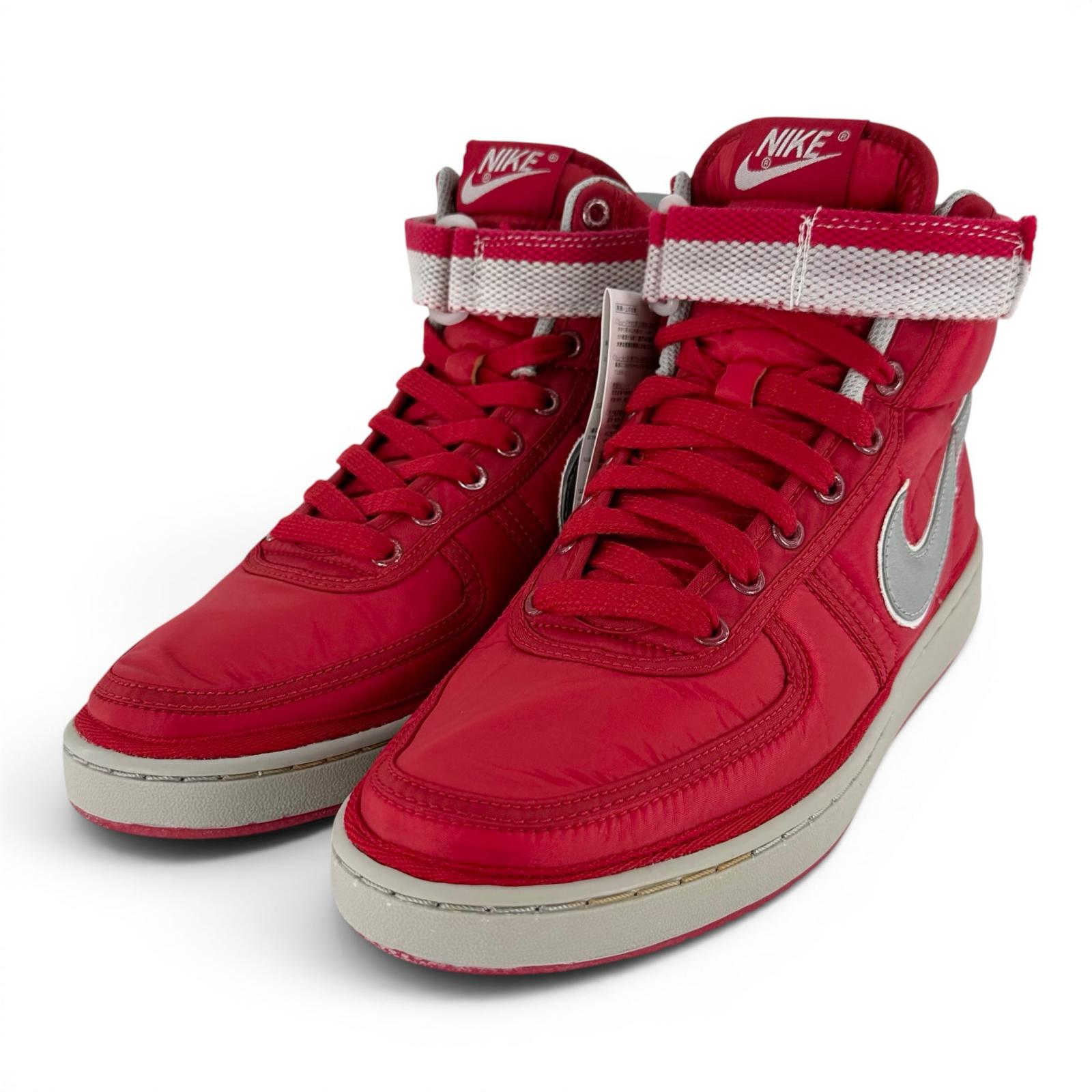 Идеальное состояние NIKE Высокие кроссовки VANDAL HIGH SUPREME Ремешок на щиколотке Красный мужские 27.5см Б/у
