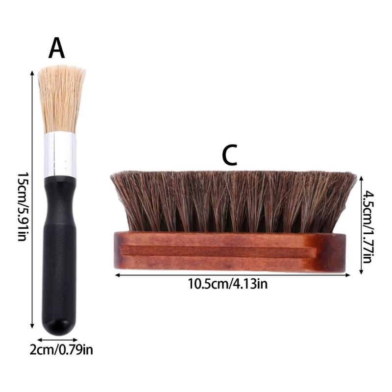 Ergonomic Cleaning Brush With Wooden Grip Heavy Duty Bristles Scrubber Practical Kitchen Tool Stubborn Stain