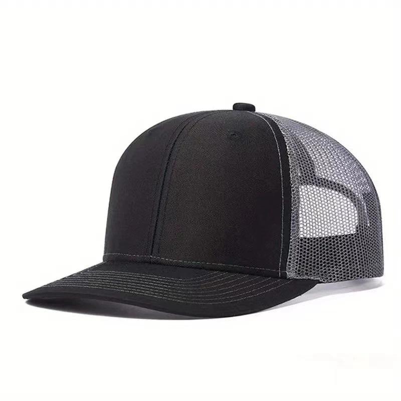 New Hot Sale Unisex Cap Slight Curved Brim Style Trucker Hat Men & Women Casual Outdoor Breathable Summer Cap