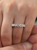 925 Silver Round Zircon Shiny Gorgeous Rings for Women Engagement Wedding High Quality Fine Jewelry