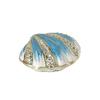 Scatola Portagioie a Forma di Conchiglia Blu Regalo Festa della Mamma Lega Scatola Portaoggetti Smalto Conchiglia Marina Scatolina