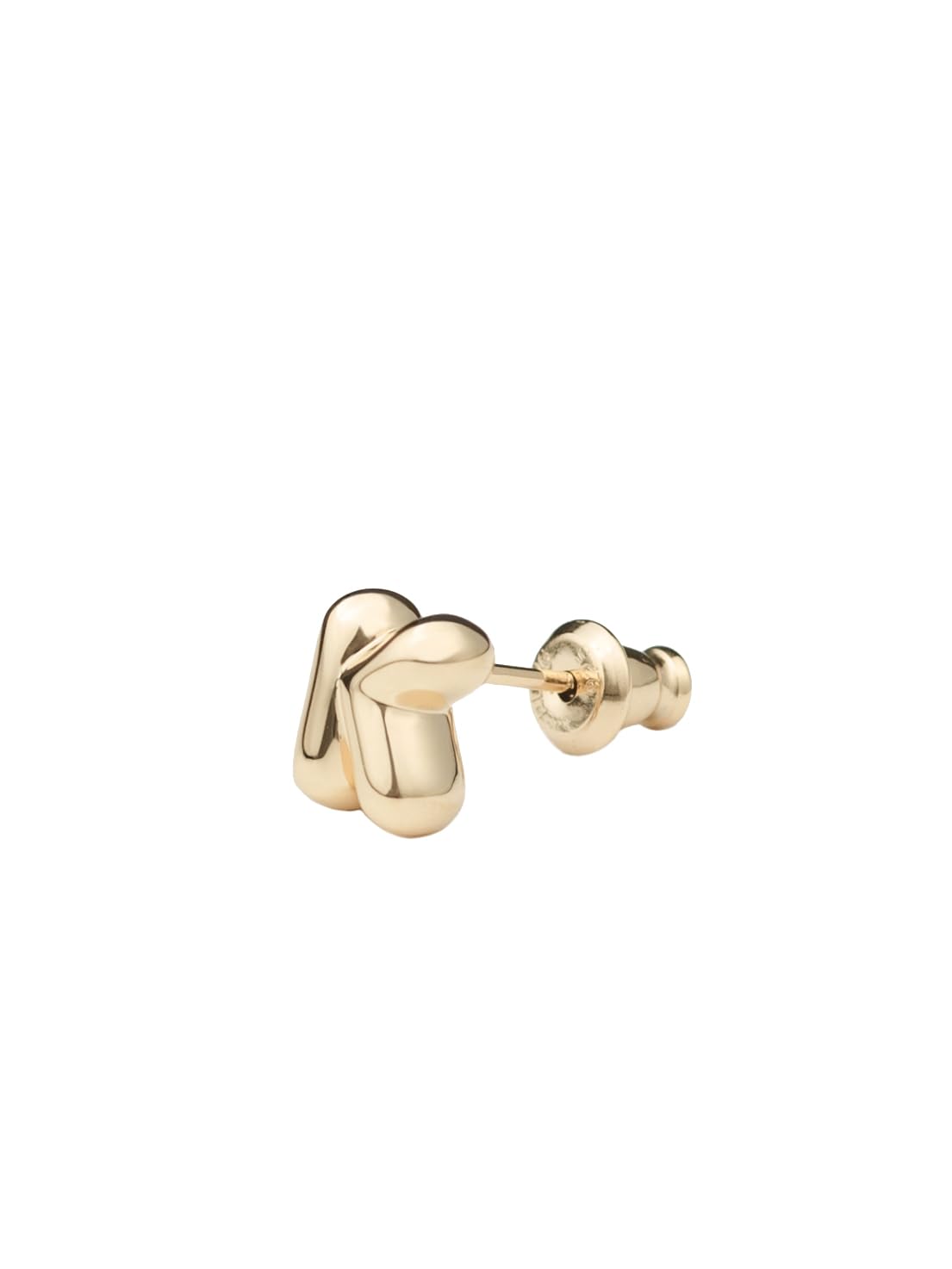 

SV925 Yellow gold coated single ear earrings [BALLOON] Small44-1589 золотий