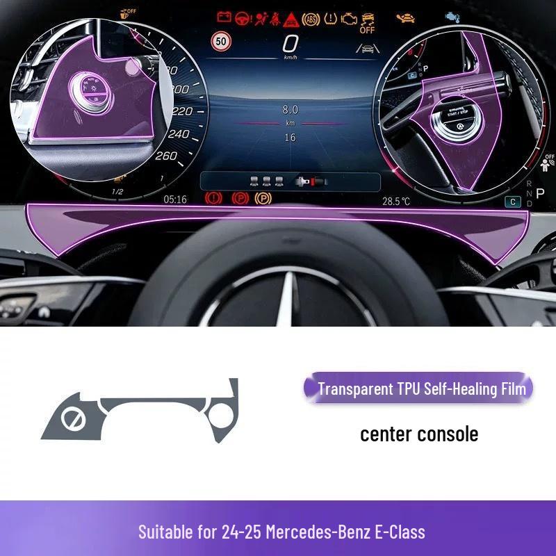 Mercedes-Benz E-Klasse 24-25 E300L/E260L Innenraumfolie Displayschutzfolie Aufkleber