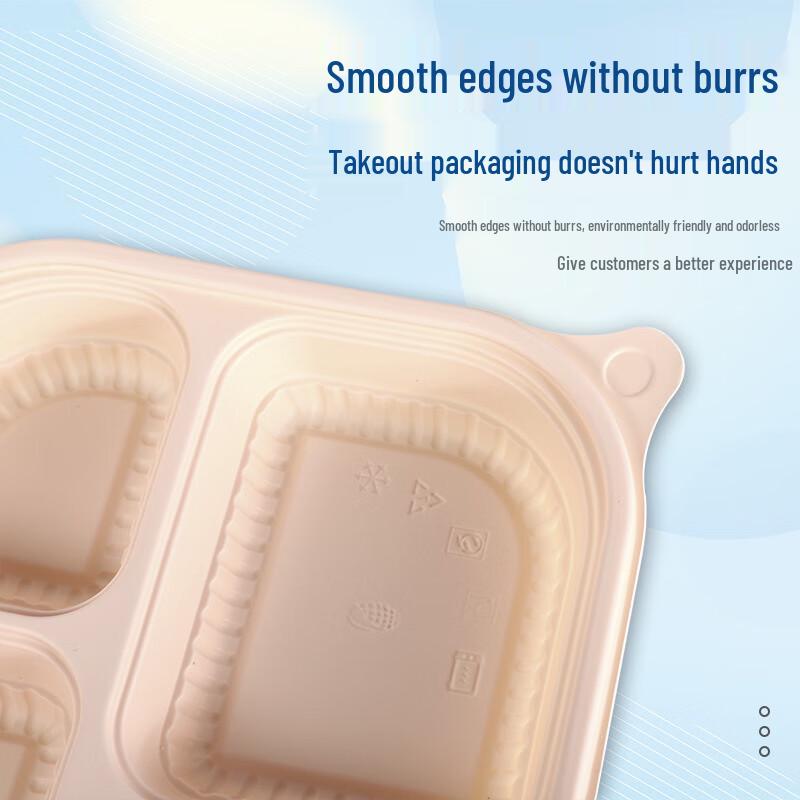 Biodegradable Corn Starch Compartmented Meal Box
