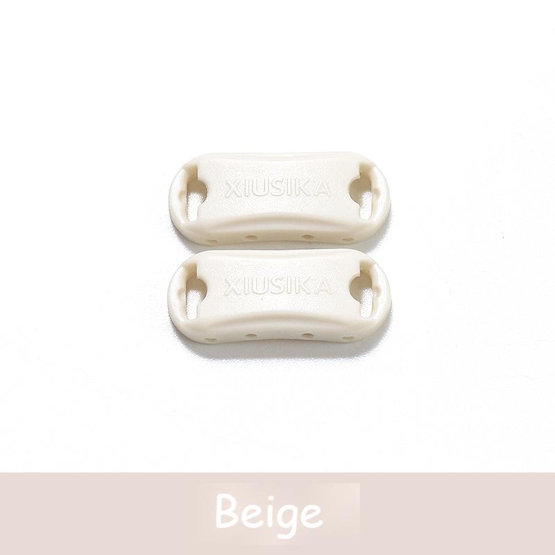 2pcs/pai Elastic Laces Buckle Shoelaces for Sneakers Shoelace Accessories Plastic Shoelace Lock Sports Shoe Kit AF1 Shoe Decora