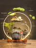 Flowing Water Backflow Incense Fountain & Humidifier - Perfect for Home, Office, or Gift Decoration.