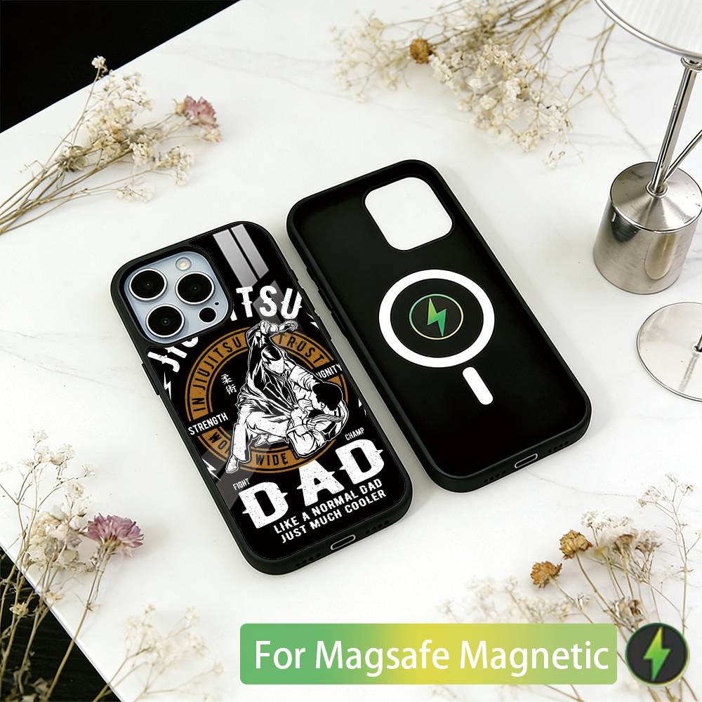 Jujitsu Judo Phone Case For iPhone17,16,15,14,13,12,11 Plus,Pro Magnetic For Magsafe Wireless Charging