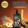 Herbal Black Hair Dye Shampoo 3 In 1 for Gray Hair, Instant Hair Color Shampoo for Women & Men, Black Hair Shampoo for Grey Coverage 150ML 25-26