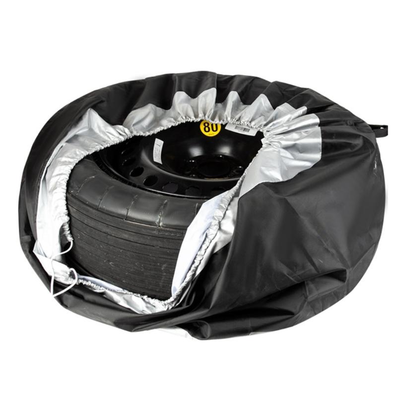 1Pc/4Pcs Spare Tyre Bag Anti Scratch Tire Cover Tire Waterproof Anti Dust Car Tire Storage Bag with Handle 65x37/80x47cm