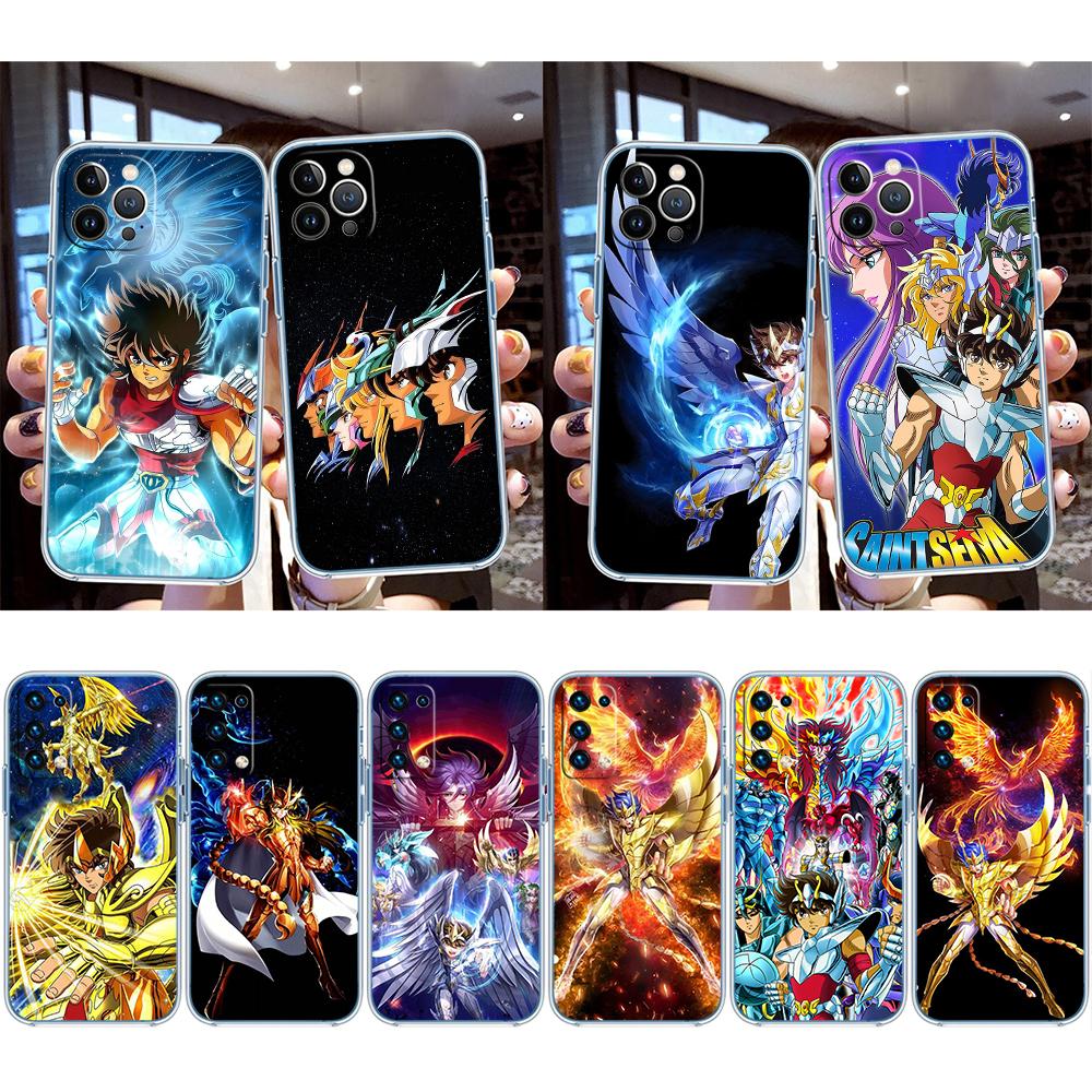 BH38 S-Saint S-Seiya Transparent Phone Case for Motorola Moto G7 G8 G9 G84 G85 G73 G24 G15 Z2 Play Power Plus