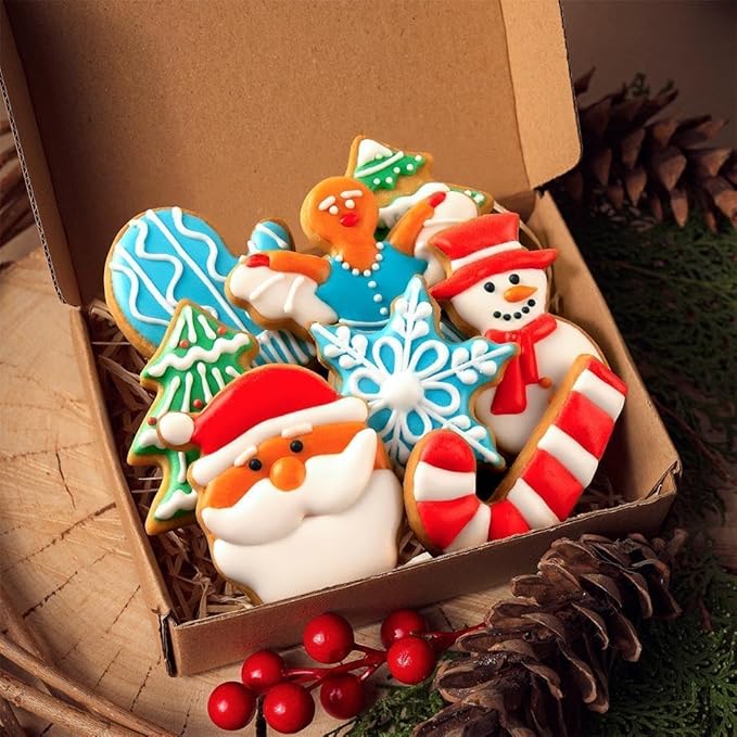 Christmas Cookie Cutters 9 pcs Stainless Steel Gingerbread