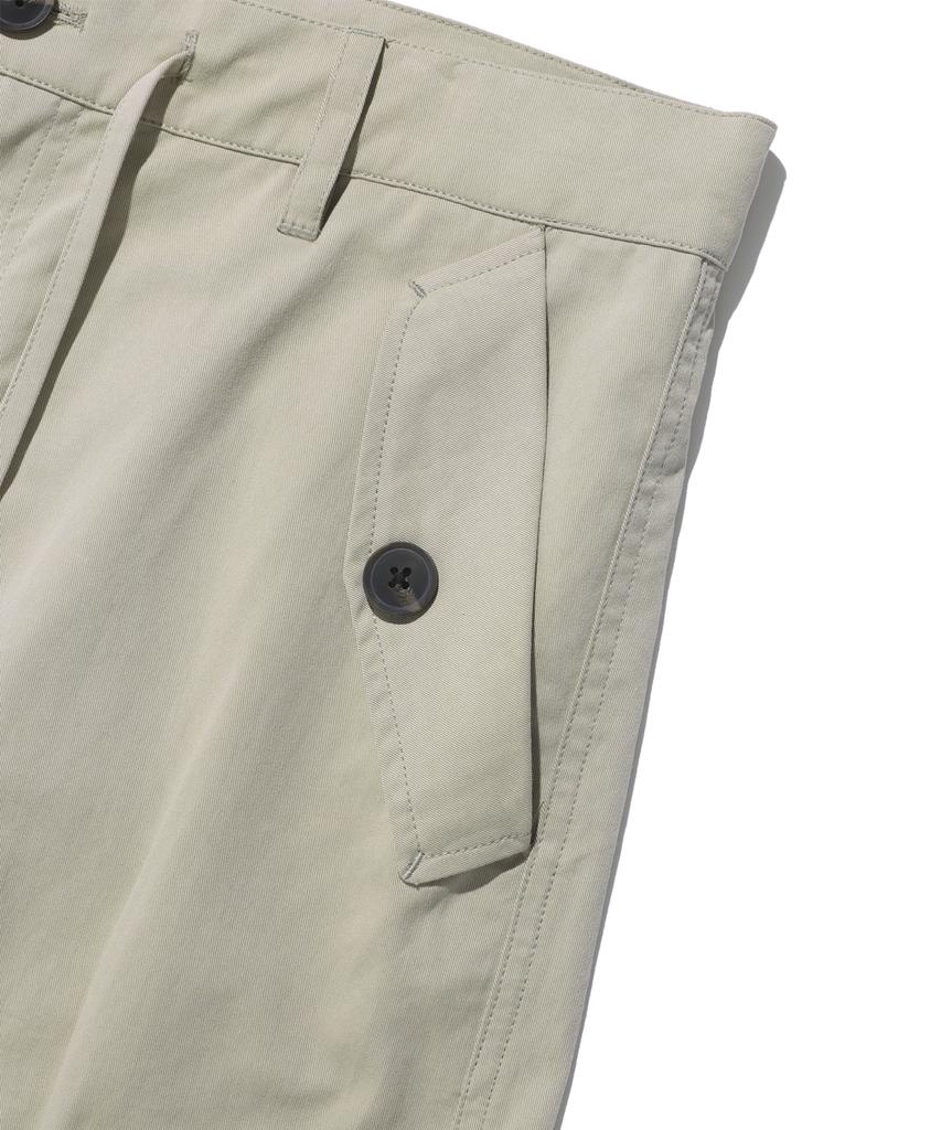 PHYSICAL DEPARTMENT Cotton Twill Cargo Pants_Green Beige