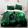 Game Valorant Neon Bedding Set Boys Girls Twin Queen Size Duvet Cover Pillowcase Bed Kids Adult Fashion Home Textileextile