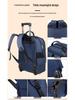 2024 Stylish Rolling Backpack for Students - Large Capacity for Men & Women