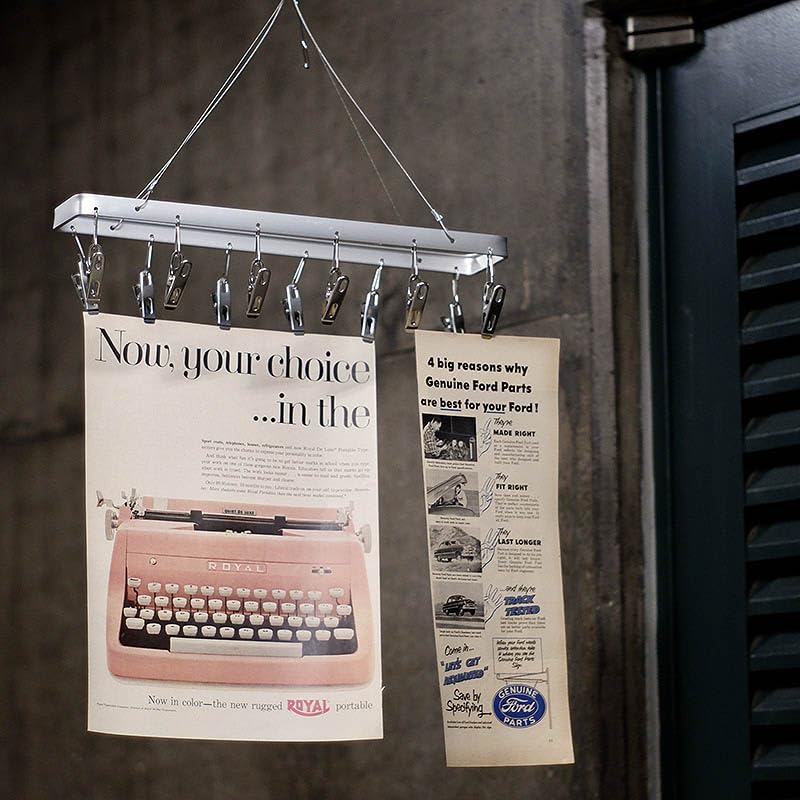 Dulton Long 12 Clips Hanger A Pinch Hanger That Blends Into Your Everyday Life Aluminum 17 X 375 X 80mm RN-0429LG/12