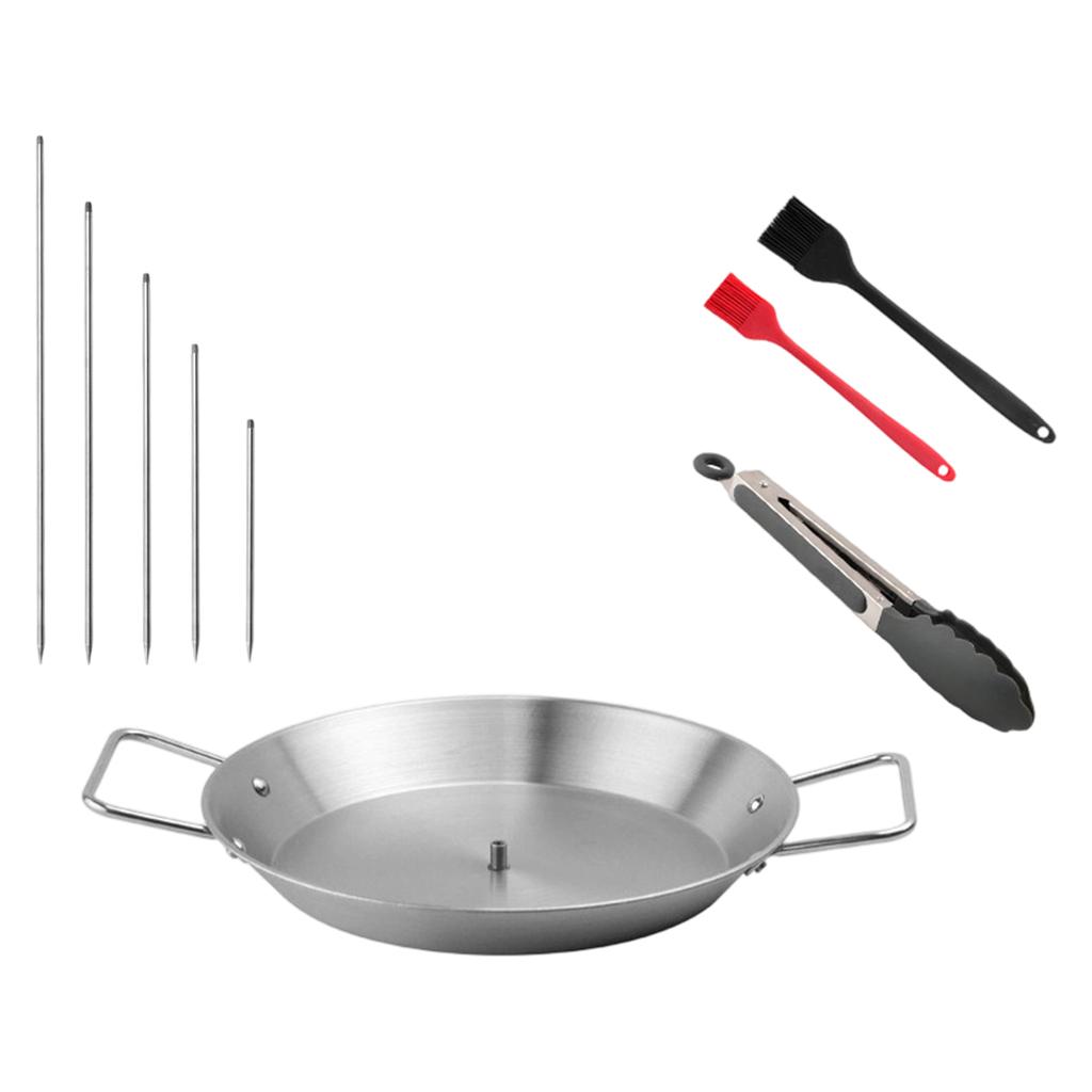 Paslanmaz Çelik Dikey Şişli Barbekü Tenceresi Dikey Şişli Izgara Tava Aksesuarları 5 Çıkarılabilir Barbekü Tabakları Et Izgara