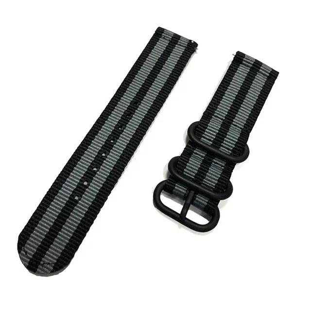

18mm 20mm 22mm 24mm Nylon Fabric Watch Bands Sport Strap For Samsung Galaxy Watch 3 Band Bands Amazfit GTR GTS Huawei GT2 18mm