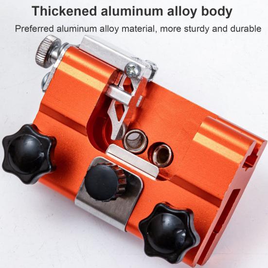 1 Set Chainsaw Sharpener Kit with 3/5/10 Sharpening Rods Portable Hand Crank Chainsaw Sharpening Jig Tools Kit with Sharpening Heads