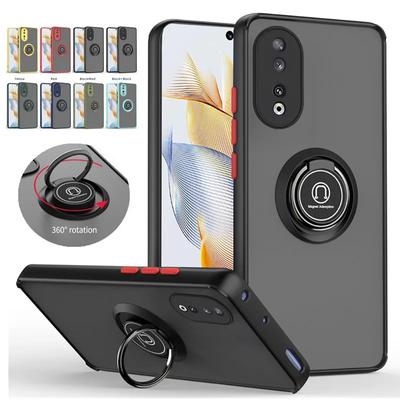 Matné puzdro Armor pre Honor 90 Lite Honor 70 50 Kryt Krúžok Magnetický držiak Stojan Nárazuvzdorný Coque Fundas
