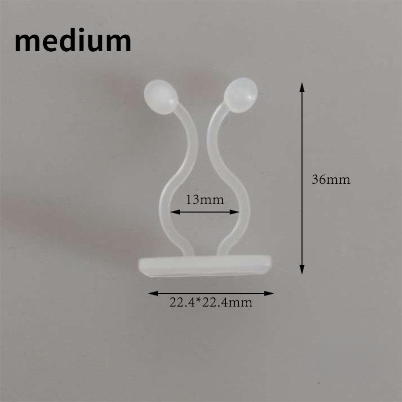 50 Stück Kletterpflanzen Wandclip Rattan Schnalle Haken Rattan Streifen Clip Selbstklebender Befestiger Pflanzenhalter Unsichtbare Halterung