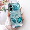 For Infinix Smart 20 4G Case New Fashion Flower Pattern Soft Black Silicone Phone Cover For Infinix Smart 20 Bumper Smart20 Para