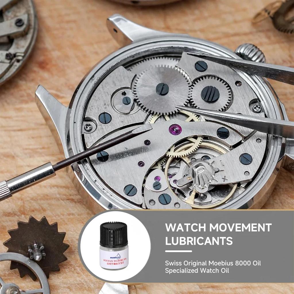 HOTOriginal Mobius Moebius Watch Oil Imported From Switzerland 9010b 9104 8200 V105 D5 Hatchet Man Clockwork Oil Set Combination