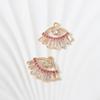 Eye Zirconia Pendant Charms for Handmade Jewelry Accessories