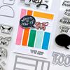 Transparent Silicone Dog Stamps for DIY Journaling - March 2025 Series (Model 7402)