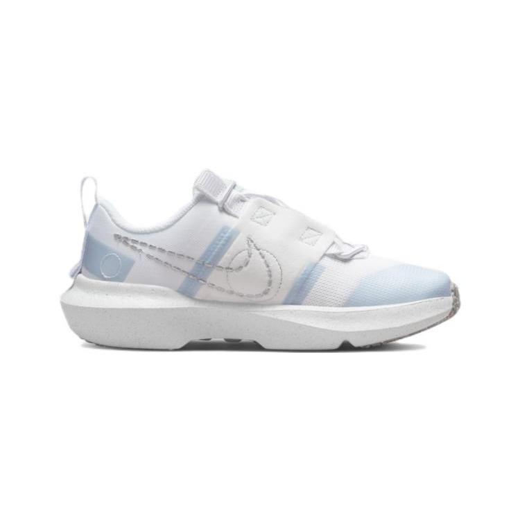 Nike Crater Impact Recyclable Material Low top Sports Casual Shoes White Blue Children Aged 3 7 Years Old DB3552-102