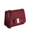 Salvatore Ferragamo Vara Bow Crossbody Bag Burgundy