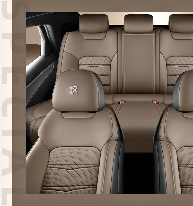 BYD Han 5-Seater Leather Car Seat Cushion - All-Season Universal Cover, 25 Models Available
