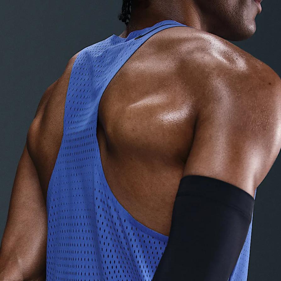 Nike AeroSwift Dri-FIT ADV Running Singlet Comet Blue/Black Men Tops FN4231-411