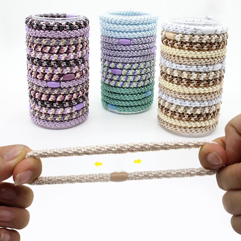 8/15Pcs Football Star'S Style Braided Hair Ties For Maintain Your Hairstyle During Exercise High Quality Female Hair Accessories